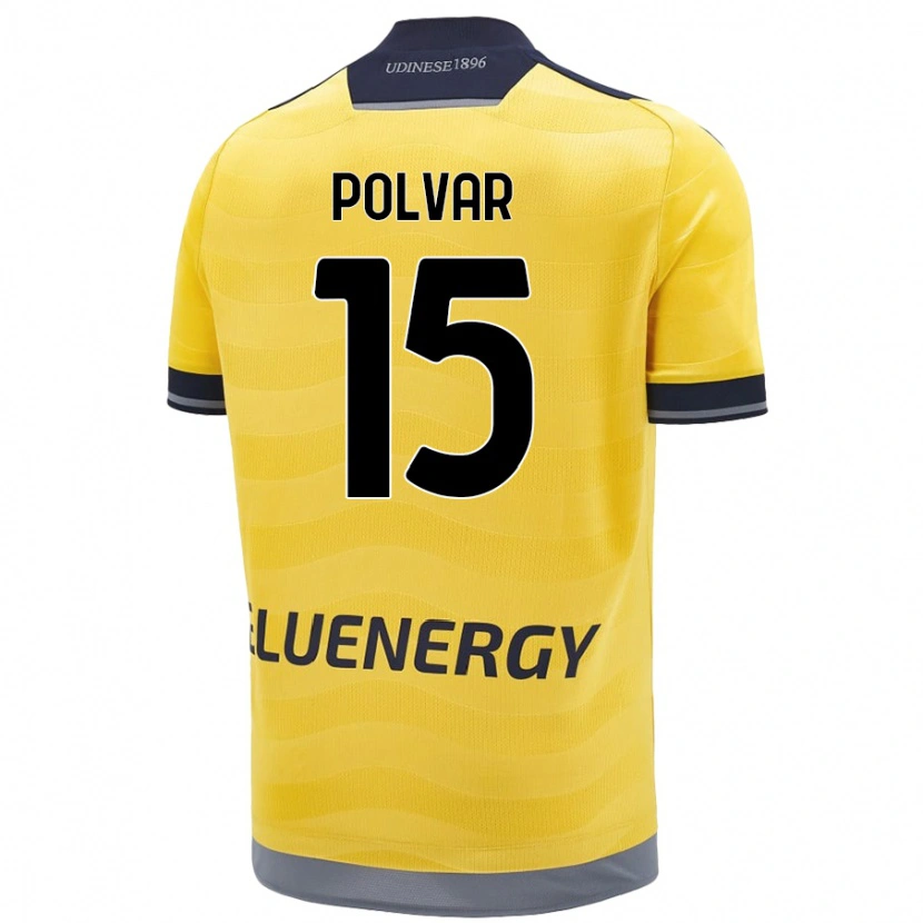 Danxen Herren Francesco Polvar #15 Golden Auswärtstrikot Trikot 2024/25 T-Shirt Schweiz