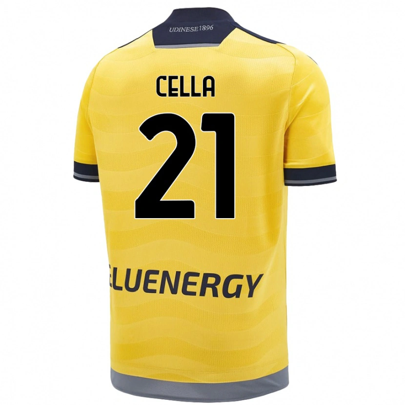 Danxen Herren Leonardo Cella #21 Golden Auswärtstrikot Trikot 2024/25 T-Shirt Schweiz