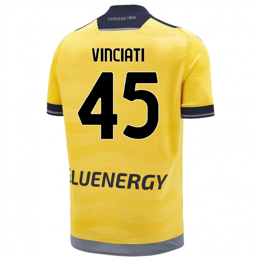 Danxen Herren Giulio Vinciati #45 Golden Auswärtstrikot Trikot 2024/25 T-Shirt Schweiz