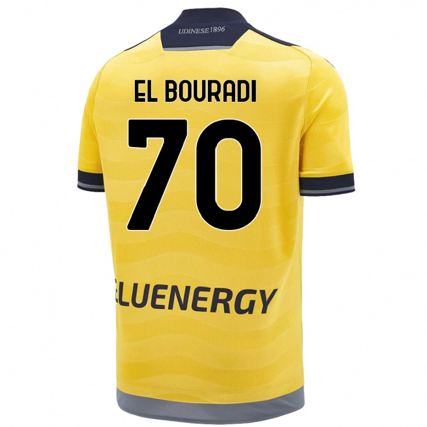 Danxen Herren Walid El Bouradi #70 Golden Auswärtstrikot Trikot 2024/25 T-Shirt Schweiz