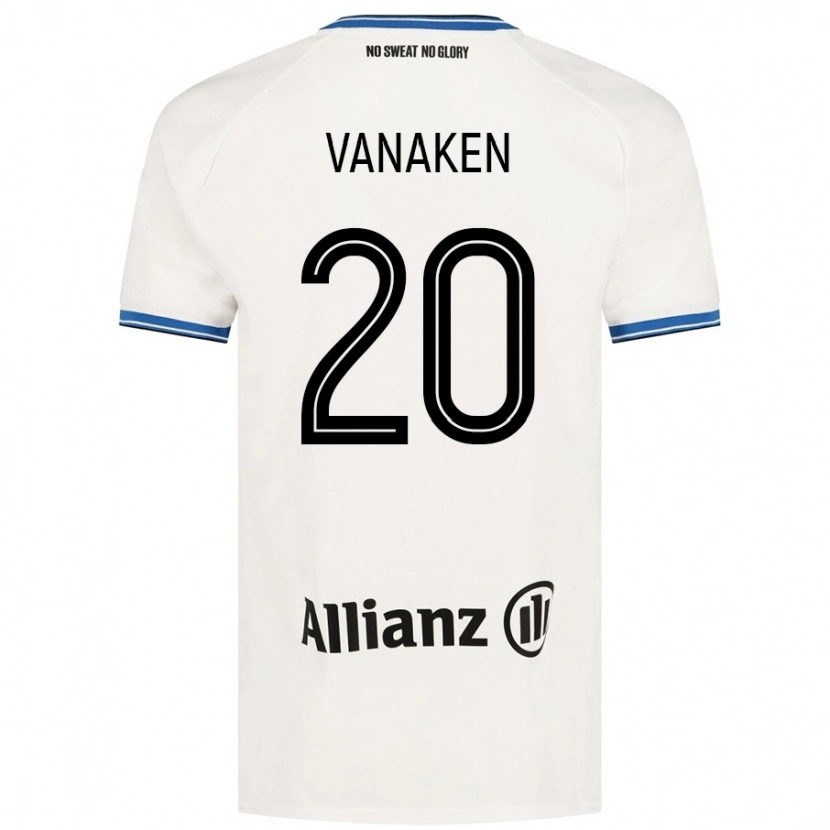 Danxen Herren Hans Vanaken #20 Weiß Auswärtstrikot Trikot 2024/25 T-Shirt Schweiz
