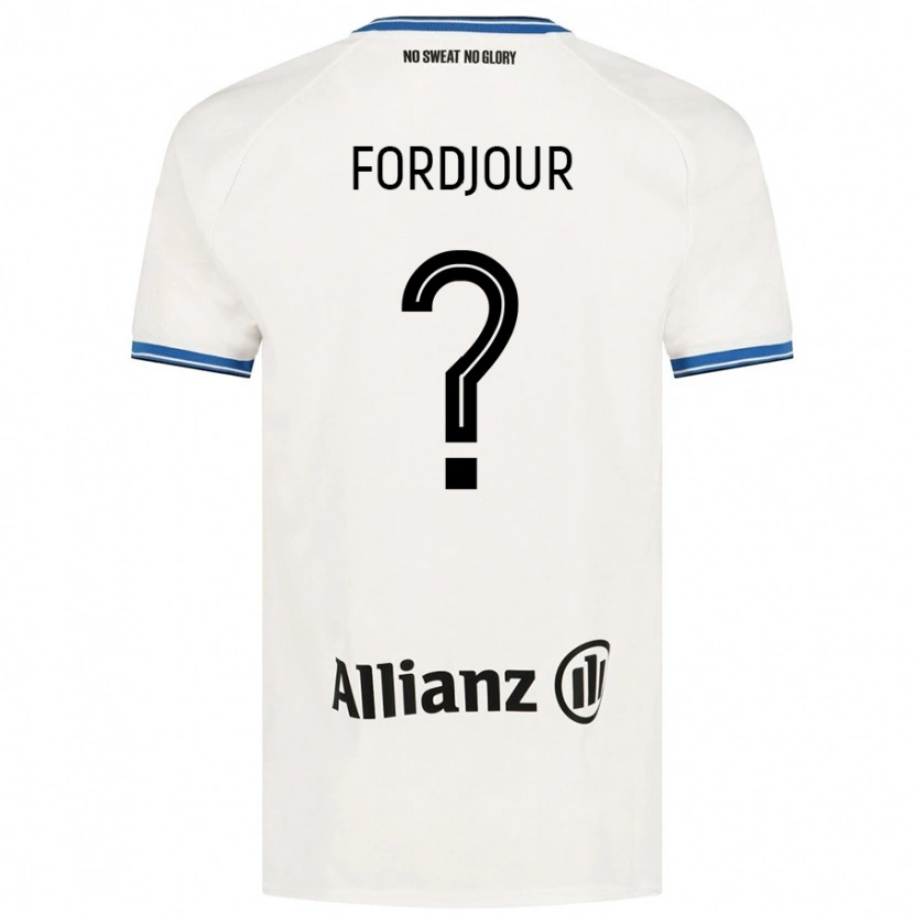 Danxen Herren Richmond Fordjour #0 Weiß Auswärtstrikot Trikot 2024/25 T-Shirt Schweiz