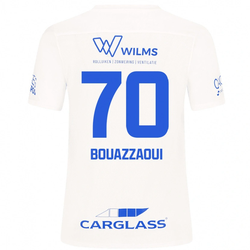 Danxen Herren Ilyas Bouazzaoui #70 Weiß Auswärtstrikot Trikot 2024/25 T-Shirt Schweiz
