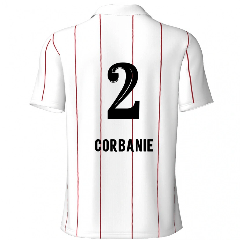 Danxen Herren Kobe Corbanie #2 Weiß Schwarz Auswärtstrikot Trikot 2024/25 T-Shirt Schweiz