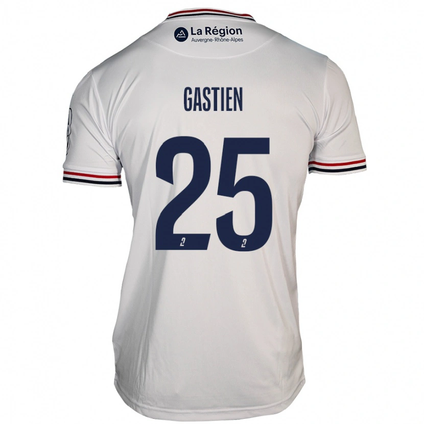 Danxen Herren Johan Gastien #25 Weiß Auswärtstrikot Trikot 2024/25 T-Shirt Schweiz