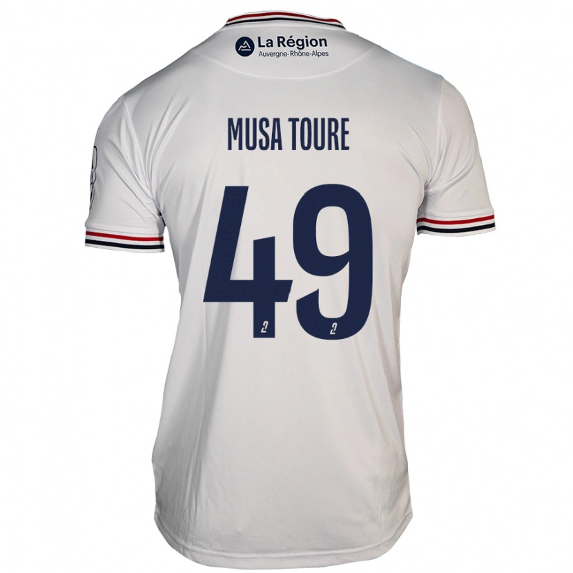Danxen Herren Musa Toure #49 Weiß Auswärtstrikot Trikot 2024/25 T-Shirt Schweiz