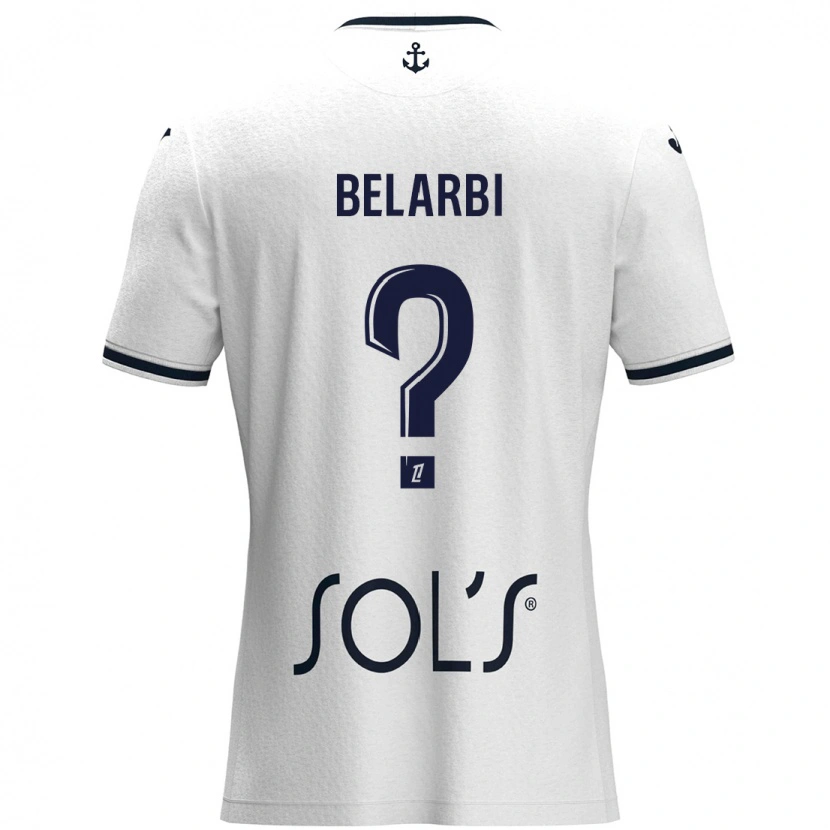 Danxen Herren Sohaib Belarbi #0 Weiß Dunkelblau Auswärtstrikot Trikot 2024/25 T-Shirt Schweiz