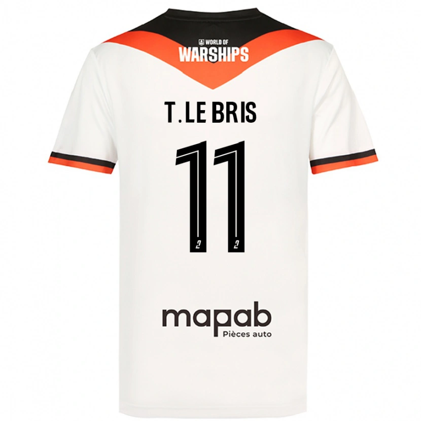 Danxen Herren Théo Le Bris #11 Weiß Auswärtstrikot Trikot 2024/25 T-Shirt Schweiz