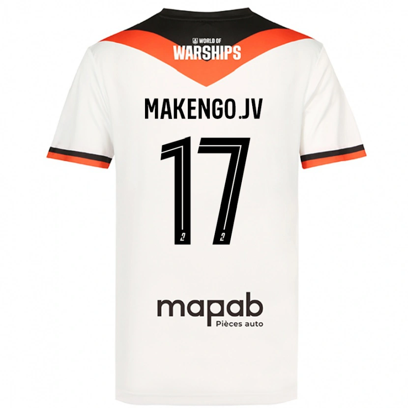 Danxen Herren Jean-Victor Makengo #17 Weiß Auswärtstrikot Trikot 2024/25 T-Shirt Schweiz