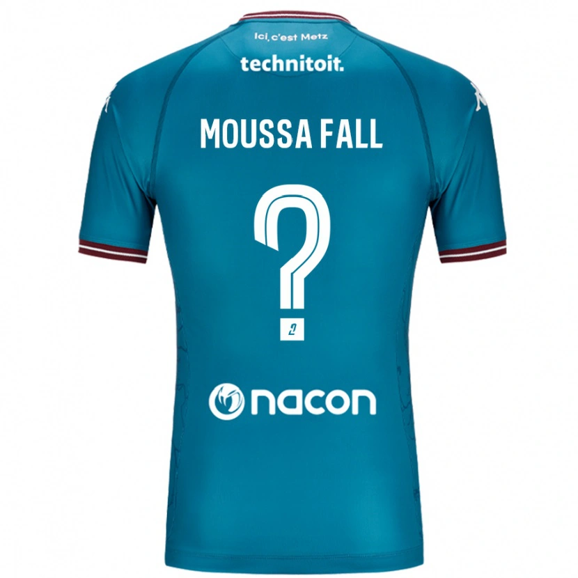 Danxen Herren Pape Moussa Fall #0 Blau Petrol Auswärtstrikot Trikot 2024/25 T-Shirt Schweiz