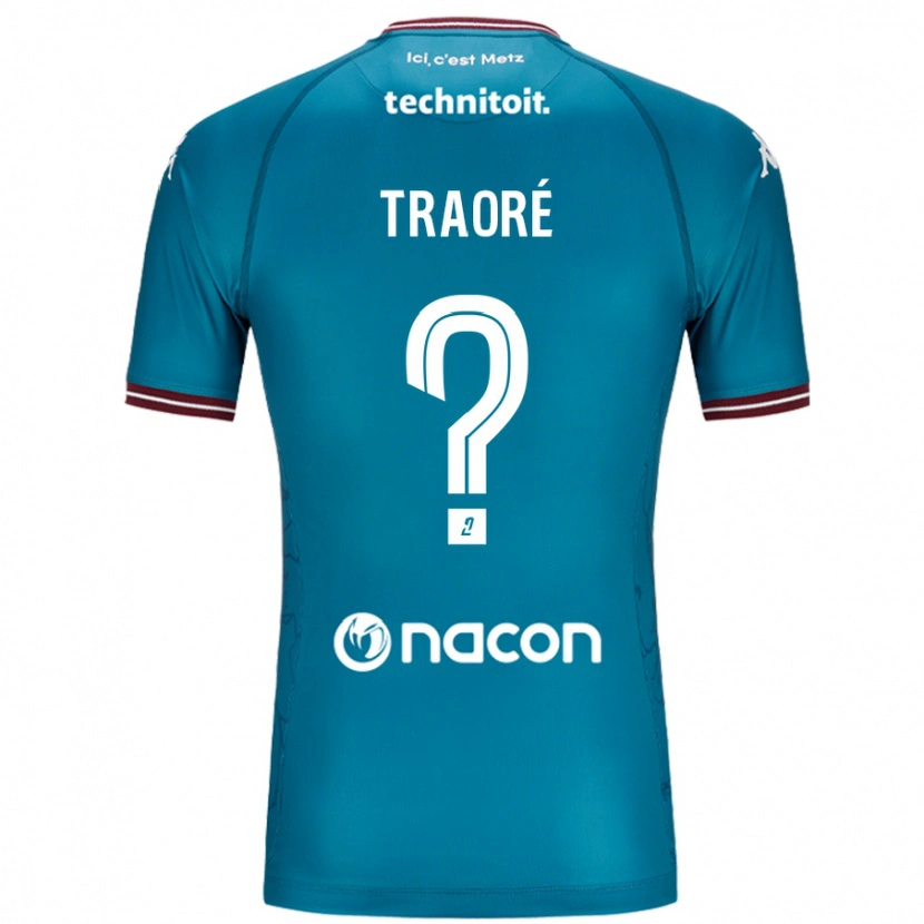 Danxen Herren Badra Traoré #0 Blau Petrol Auswärtstrikot Trikot 2024/25 T-Shirt Schweiz