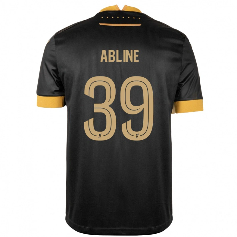 Danxen Herren Matthis Abline #39 Schwarz Braun Auswärtstrikot Trikot 2024/25 T-Shirt Schweiz