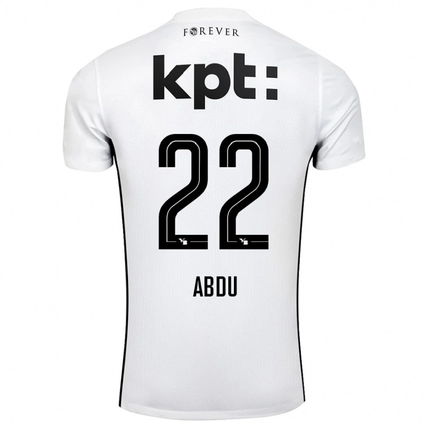 Danxen Herren Abdu Conté #22 Weiß Schwarz Auswärtstrikot Trikot 2024/25 T-Shirt Schweiz
