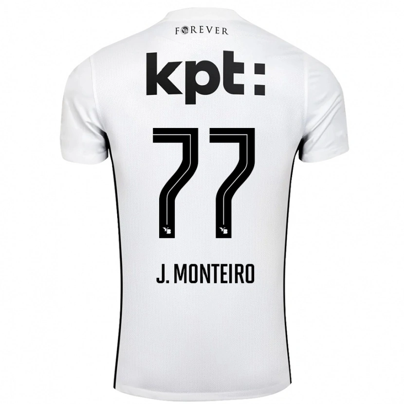 Danxen Herren Joël Monteiro #77 Weiß Schwarz Auswärtstrikot Trikot 2024/25 T-Shirt Schweiz