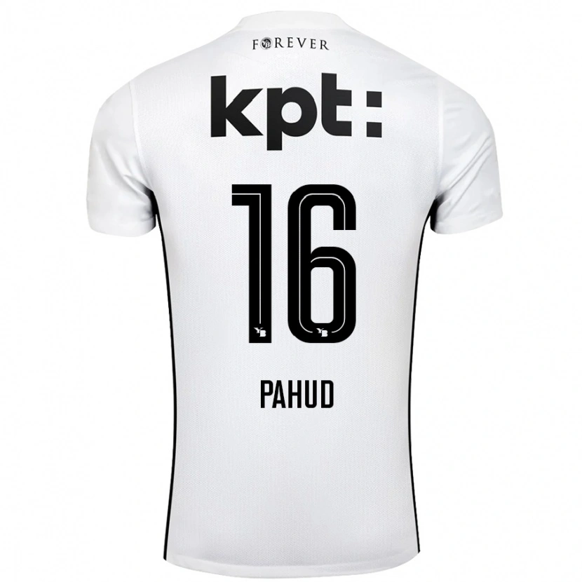 Danxen Herren Ciril Pahud #16 Weiß Schwarz Auswärtstrikot Trikot 2024/25 T-Shirt Schweiz