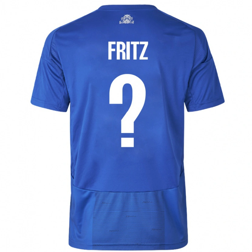 Danxen Herren Gustav Fritz #0 Weiß Blau Auswärtstrikot Trikot 2024/25 T-Shirt Schweiz