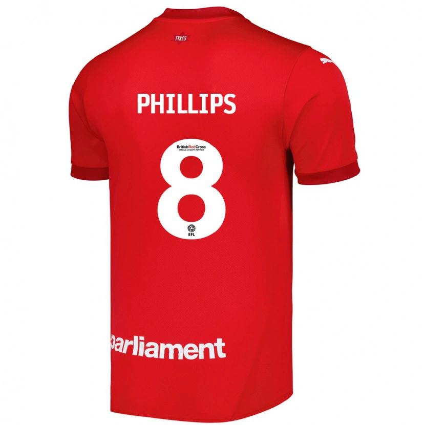 Danxen Damen Adam Phillips #8 Rot Heimtrikot Trikot 2024/25 T-Shirt Schweiz