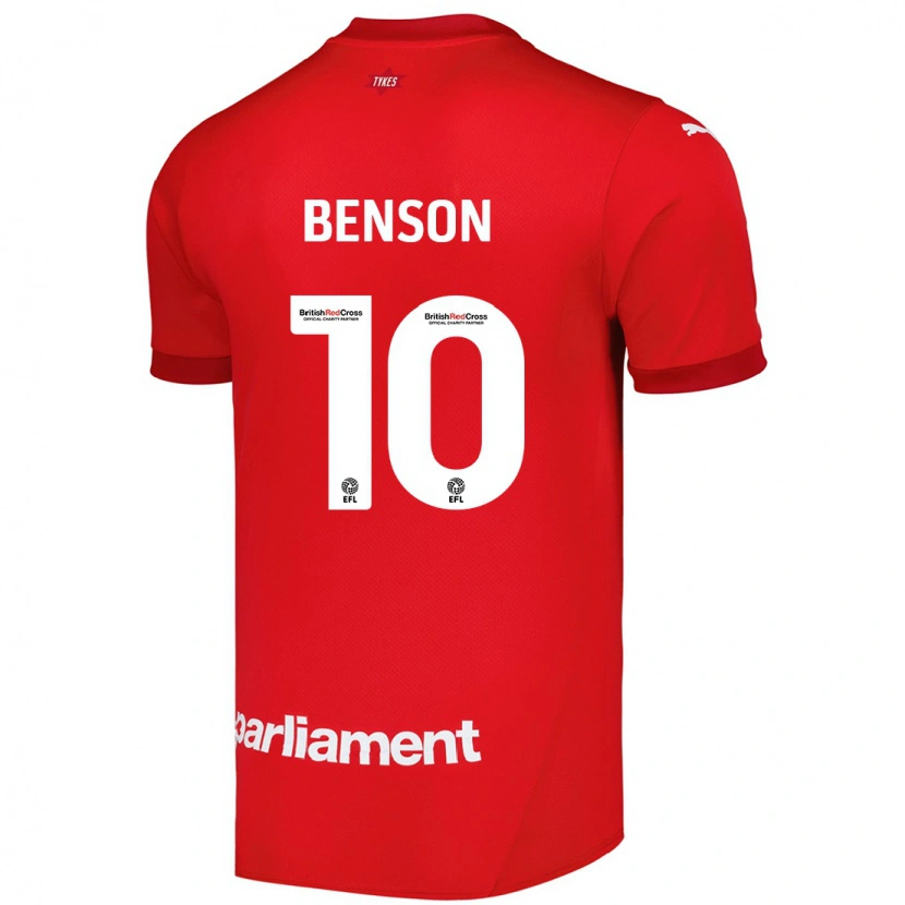 Danxen Damen Josh Benson #10 Rot Heimtrikot Trikot 2024/25 T-Shirt Schweiz