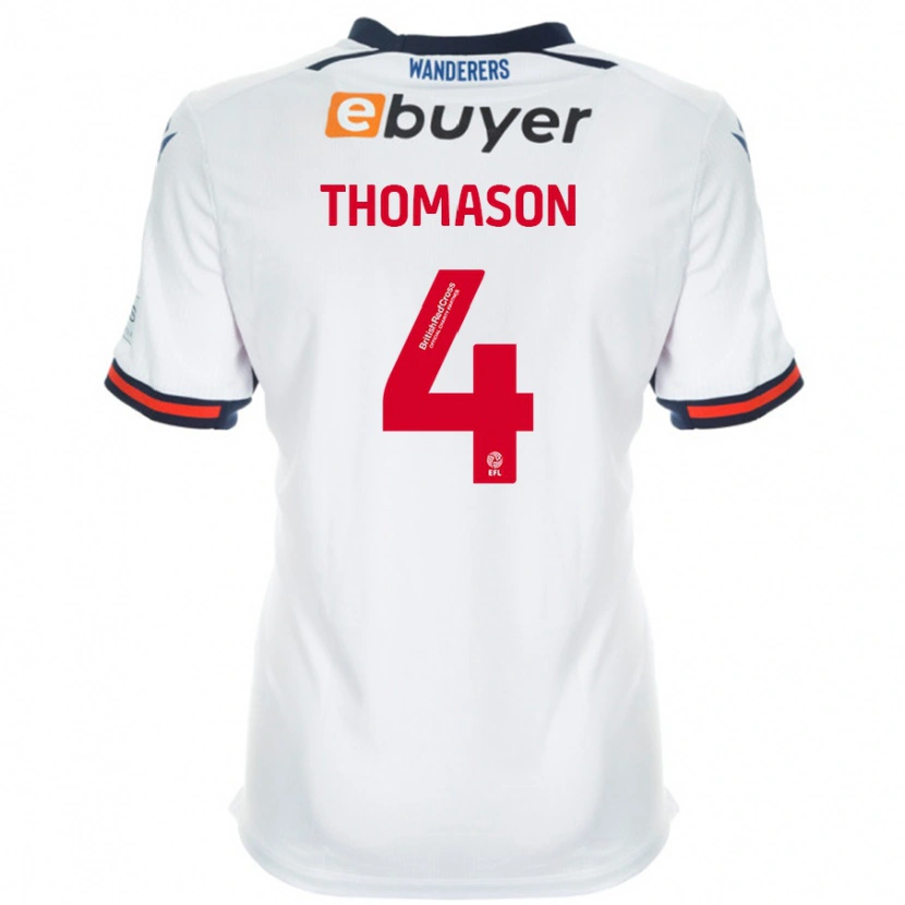 Danxen Damen George Thomason #4 Weiß Heimtrikot Trikot 2024/25 T-Shirt Schweiz