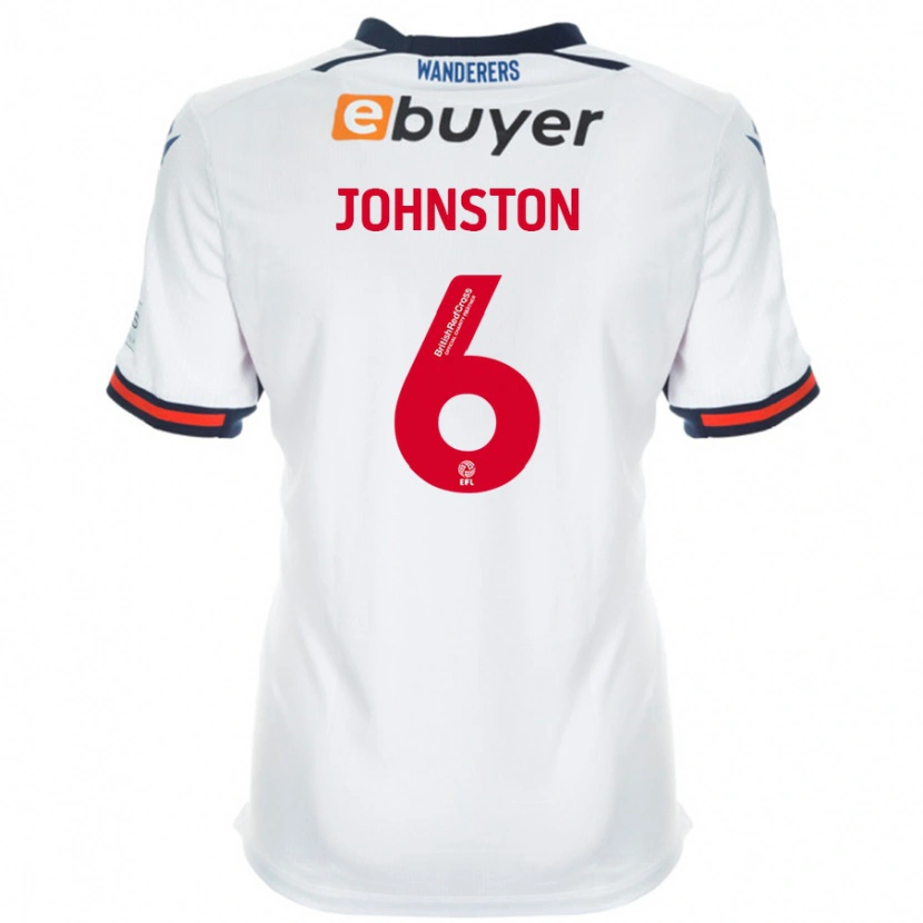Danxen Damen George Johnston #6 Weiß Heimtrikot Trikot 2024/25 T-Shirt Schweiz