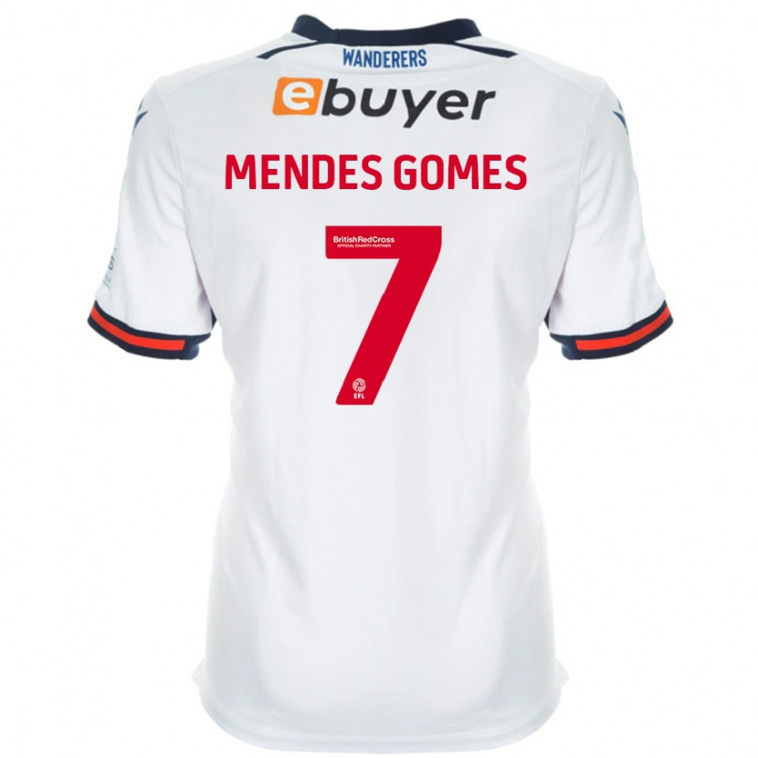 Danxen Damen Carlos Mendes #7 Weiß Heimtrikot Trikot 2024/25 T-Shirt Schweiz