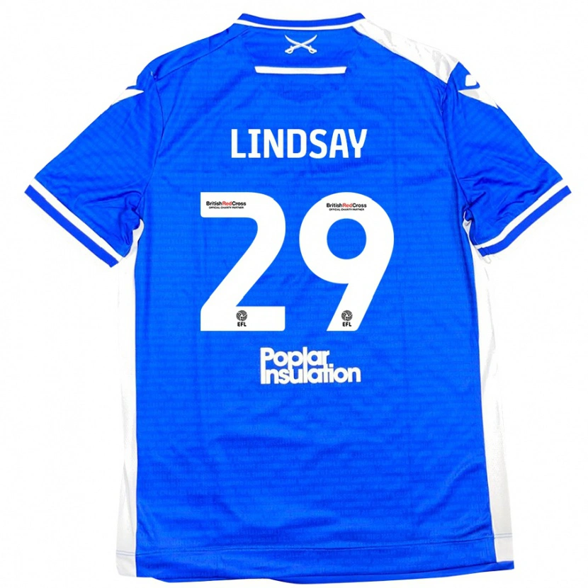 Danxen Damen Jamie Lindsay #29 Blau Weiß Heimtrikot Trikot 2024/25 T-Shirt Schweiz