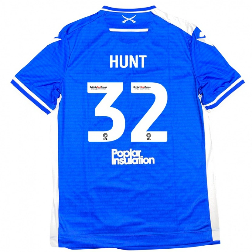 Danxen Damen Jack Hunt #32 Blau Weiß Heimtrikot Trikot 2024/25 T-Shirt Schweiz