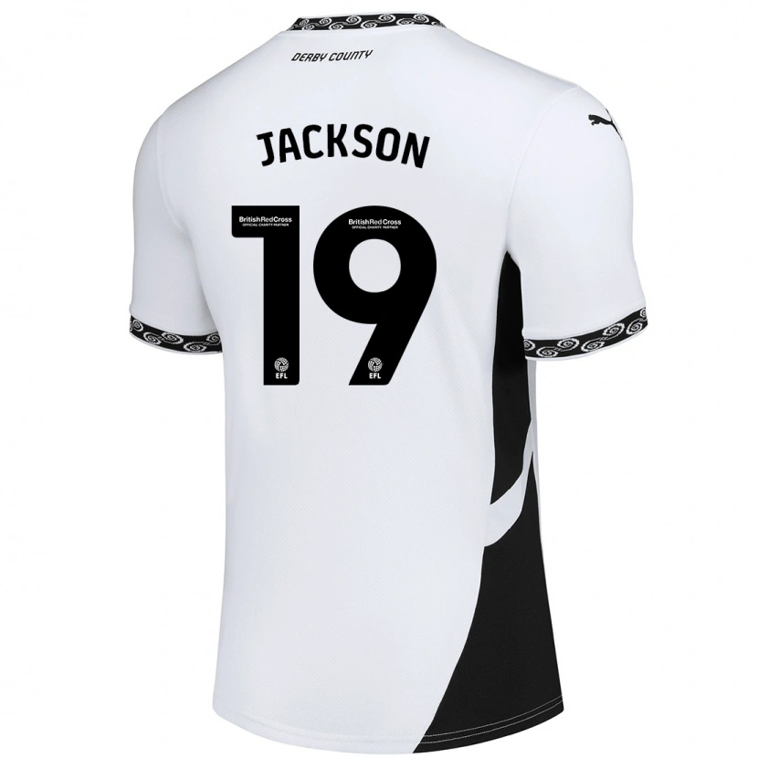 Danxen Damen Kayden Jackson #19 Weiß Schwarz Heimtrikot Trikot 2024/25 T-Shirt Schweiz
