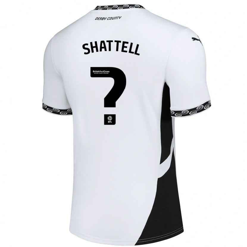 Danxen Damen Josh Shattell #0 Weiß Schwarz Heimtrikot Trikot 2024/25 T-Shirt Schweiz