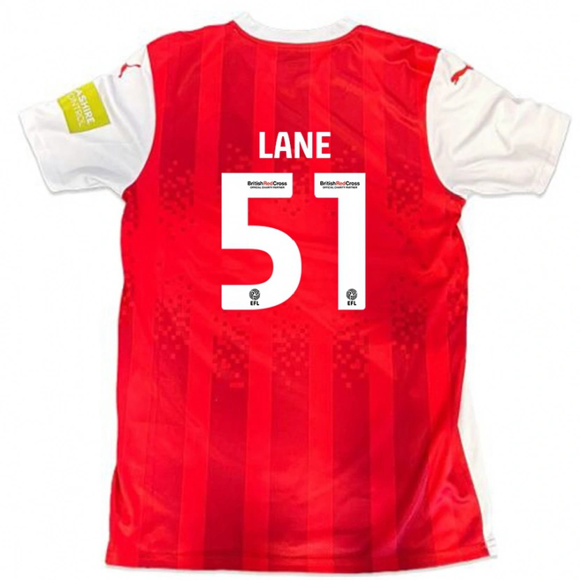 Danxen Damen Mikey Lane #51 Rot Weiß Heimtrikot Trikot 2024/25 T-Shirt Schweiz