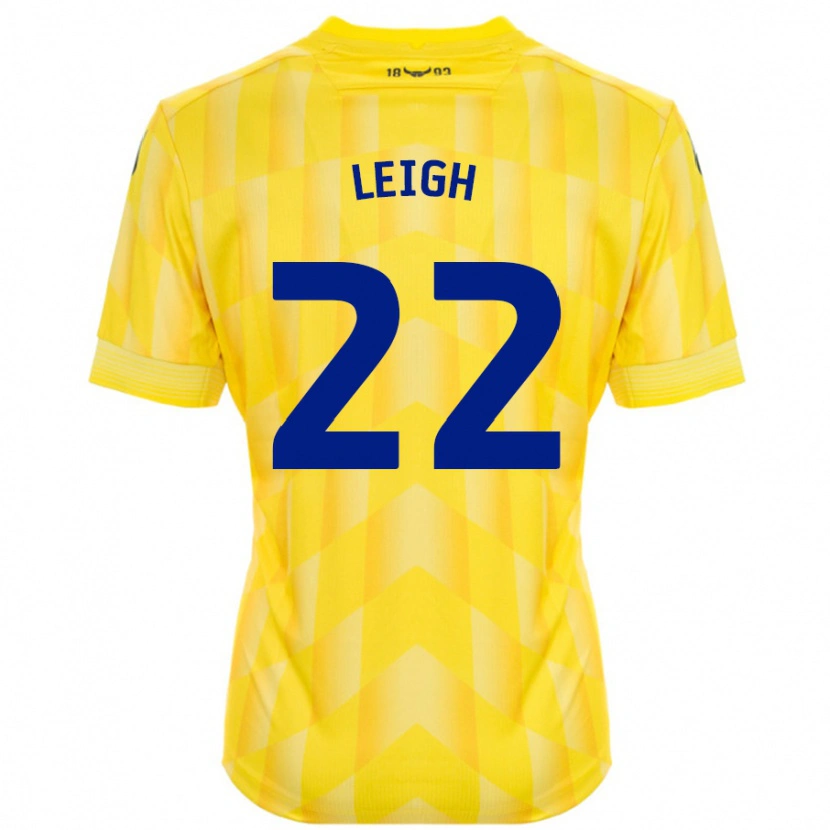 Danxen Damen Greg Leigh #22 Gelb Heimtrikot Trikot 2024/25 T-Shirt Schweiz