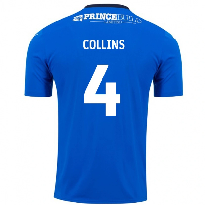 Danxen Damen Archie Collins #4 Blau Weiß Heimtrikot Trikot 2024/25 T-Shirt Schweiz
