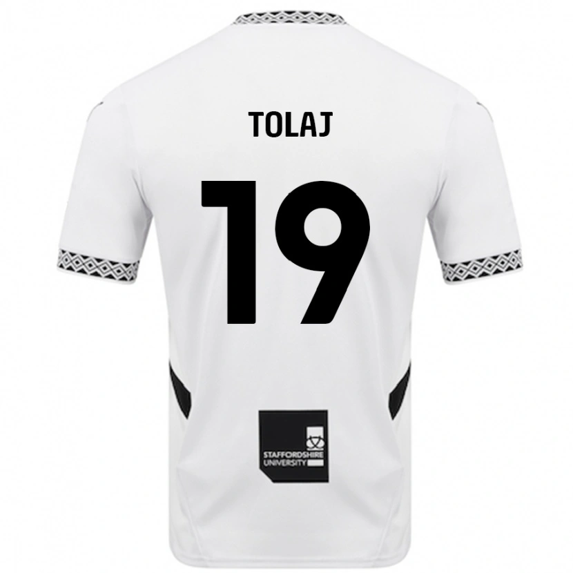 Danxen Damen Lorent Tolaj #19 Weiß Heimtrikot Trikot 2024/25 T-Shirt Schweiz