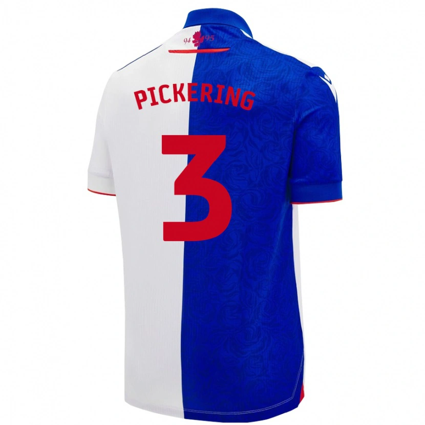 Danxen Damen Harry Pickering #3 Himmelblau Weiß Heimtrikot Trikot 2024/25 T-Shirt Schweiz