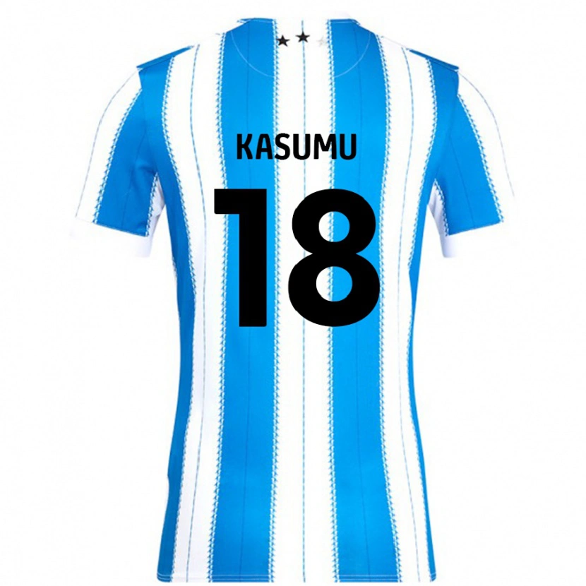 Danxen Damen David Kasumu #18 Blau Weiß Heimtrikot Trikot 2024/25 T-Shirt Schweiz