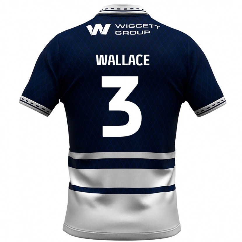 Danxen Damen Murray Wallace #3 Marineblau Weiß Heimtrikot Trikot 2024/25 T-Shirt Schweiz