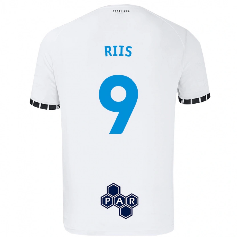 Danxen Damen Emil Riis #9 Weiß Heimtrikot Trikot 2024/25 T-Shirt Schweiz