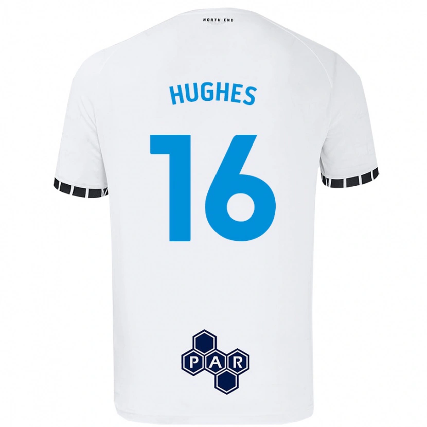 Danxen Damen Andrew Hughes #16 Weiß Heimtrikot Trikot 2024/25 T-Shirt Schweiz