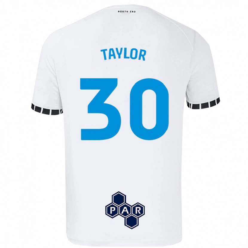 Danxen Damen Kian Taylor #30 Weiß Heimtrikot Trikot 2024/25 T-Shirt Schweiz