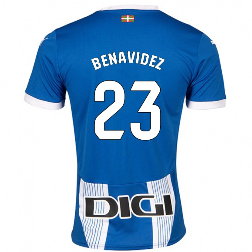 Danxen Damen Carlos Benavidez #23 Blau Heimtrikot Trikot 2024/25 T-Shirt Schweiz