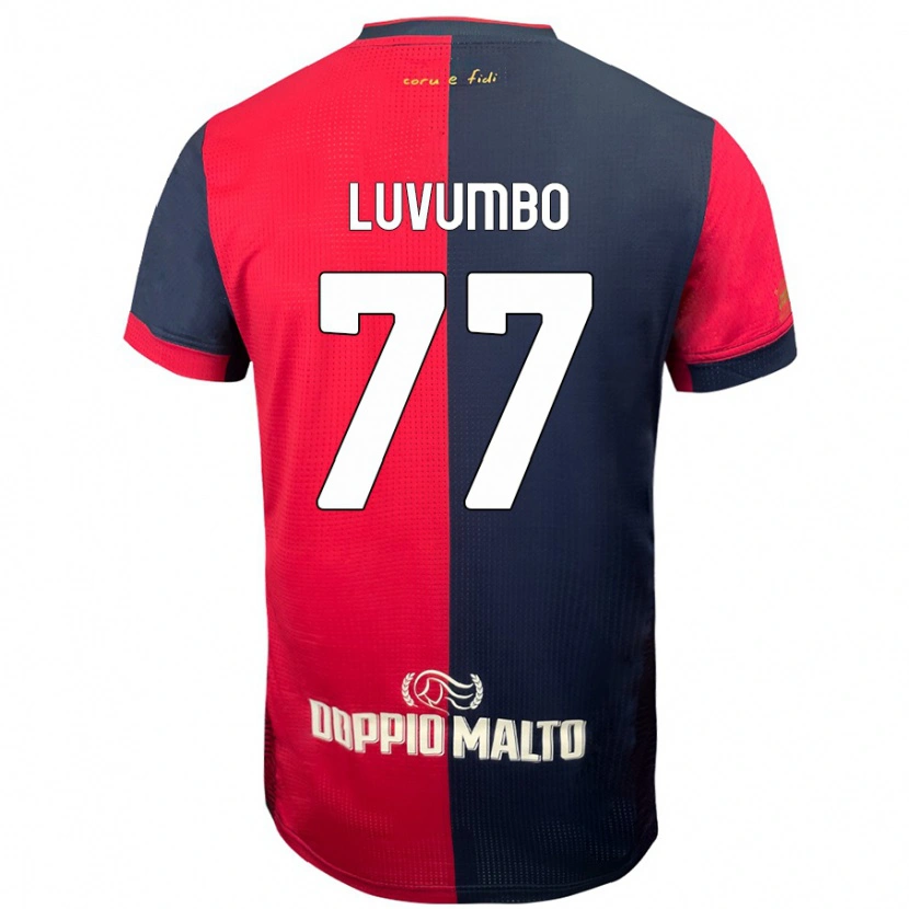Danxen Damen Zito Luvumbo #77 Rot Dunkleres Blau Heimtrikot Trikot 2024/25 T-Shirt Schweiz