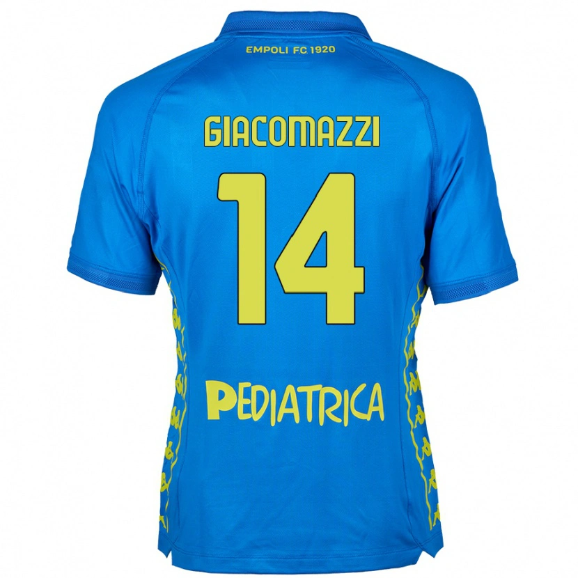 Danxen Damen Sebastián Giacomazzi #14 Blau Heimtrikot Trikot 2024/25 T-Shirt Schweiz