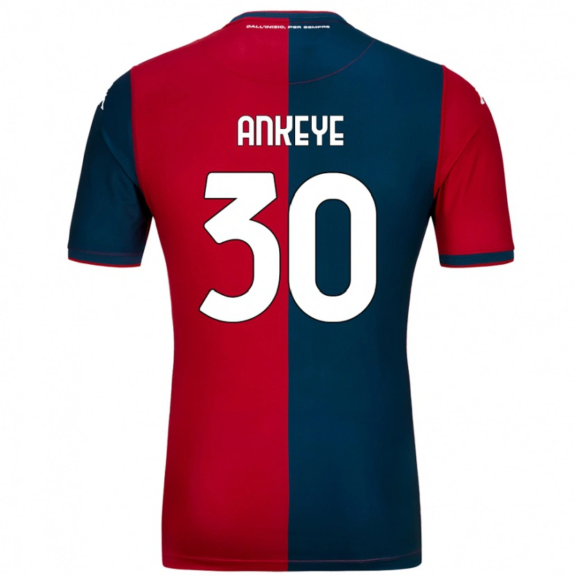 Danxen Damen David Ankeye #30 Rot Dunkelblau Heimtrikot Trikot 2024/25 T-Shirt Schweiz