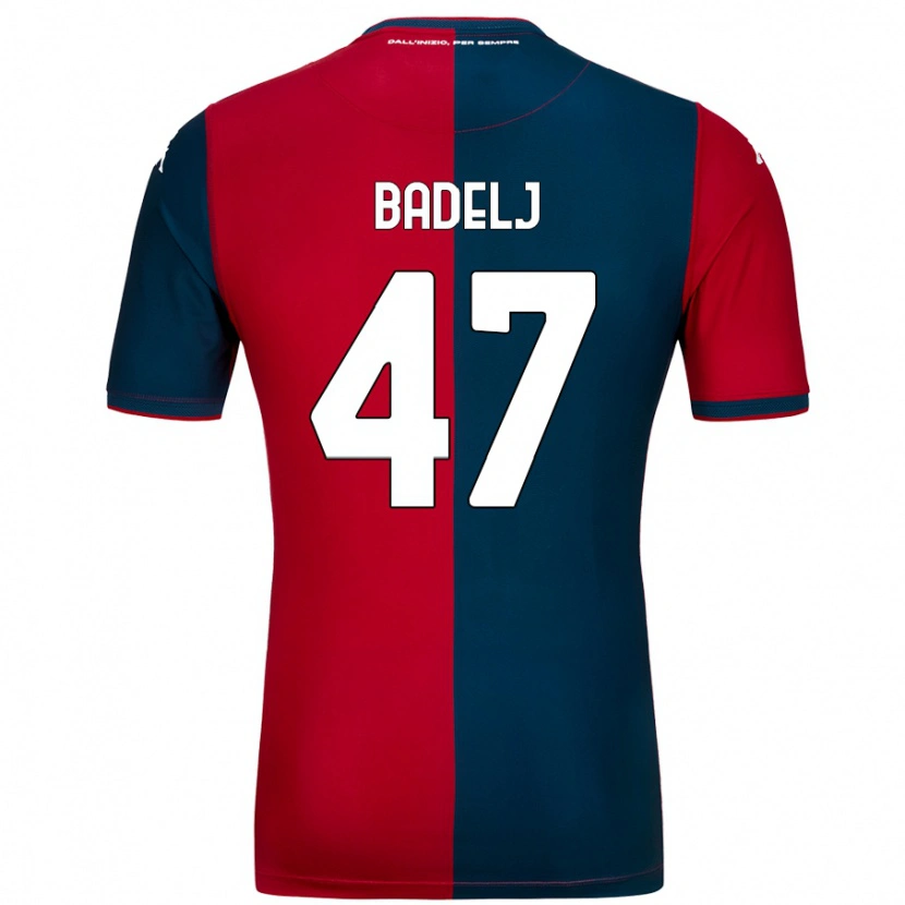 Danxen Damen Milan Badelj #47 Rot Dunkelblau Heimtrikot Trikot 2024/25 T-Shirt Schweiz
