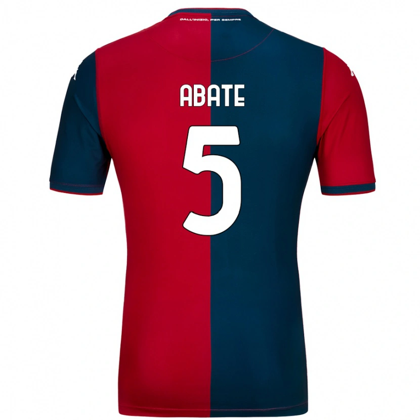 Danxen Damen Giada Abate #5 Rot Dunkelblau Heimtrikot Trikot 2024/25 T-Shirt Schweiz