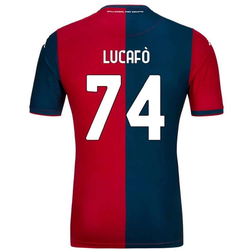 Danxen Damen Sara Lucafò #74 Rot Dunkelblau Heimtrikot Trikot 2024/25 T-Shirt Schweiz