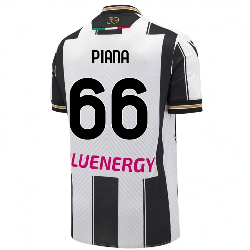 Danxen Damen Edoardo Piana #66 Weiß Schwarz Heimtrikot Trikot 2024/25 T-Shirt Schweiz