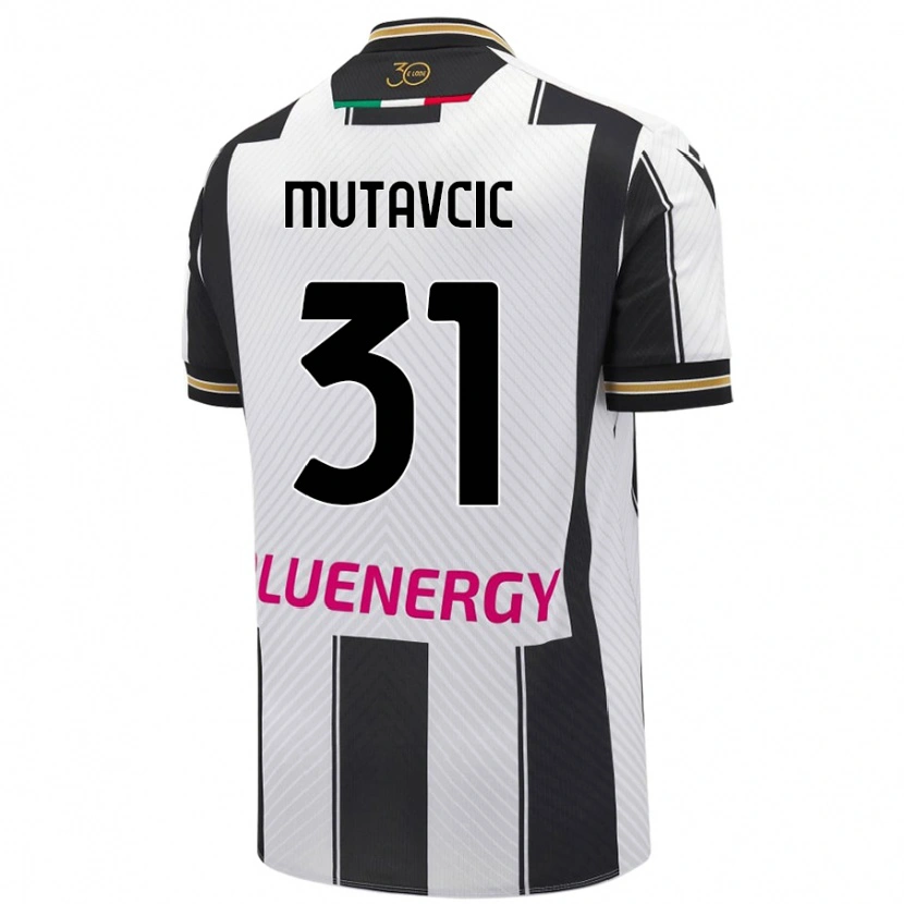 Danxen Damen Jan Mutavcic #31 Weiß Schwarz Heimtrikot Trikot 2024/25 T-Shirt Schweiz