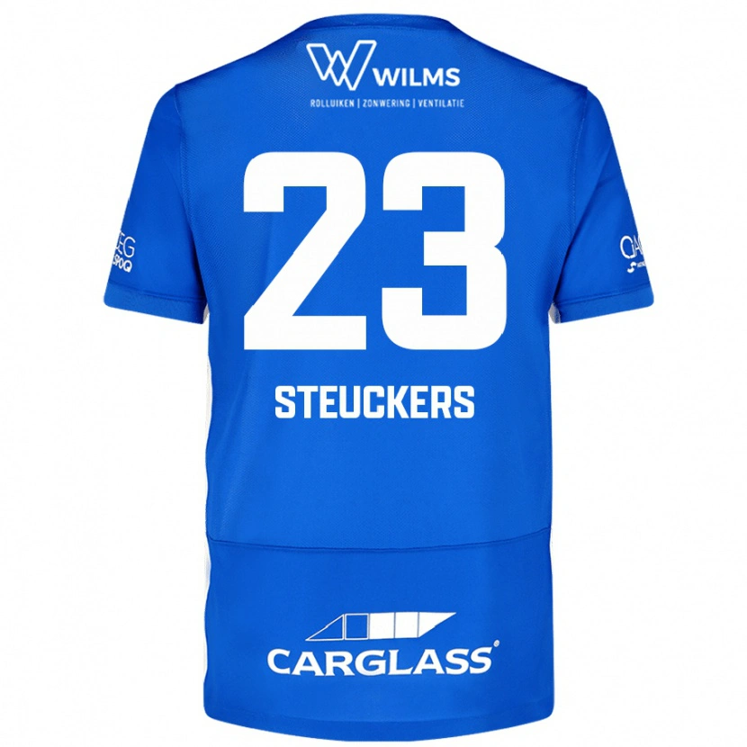 Danxen Damen Jarne Steuckers #23 Blau Heimtrikot Trikot 2024/25 T-Shirt Schweiz