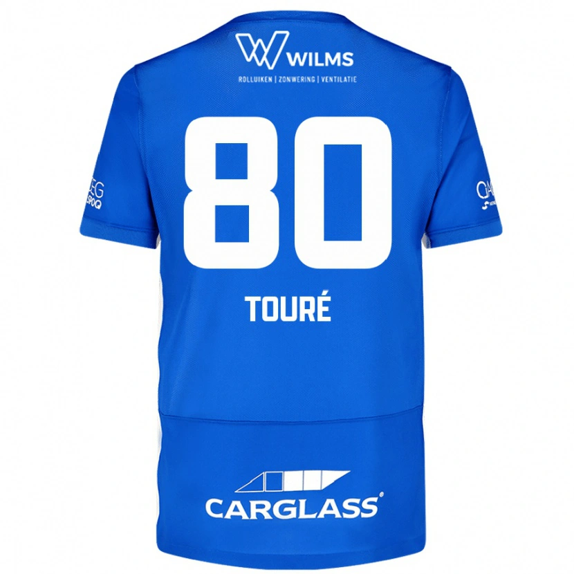 Danxen Damen Saïdou Touré #80 Blau Heimtrikot Trikot 2024/25 T-Shirt Schweiz